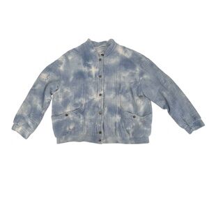Universal Thread Light Blue Tye Dye Puffer Jacket Size XXL Women’s